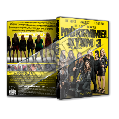 Mükemmel Uyum 3 - Pitch Perfect 3 2017 Türkçe Dvd Cover Tasarımı